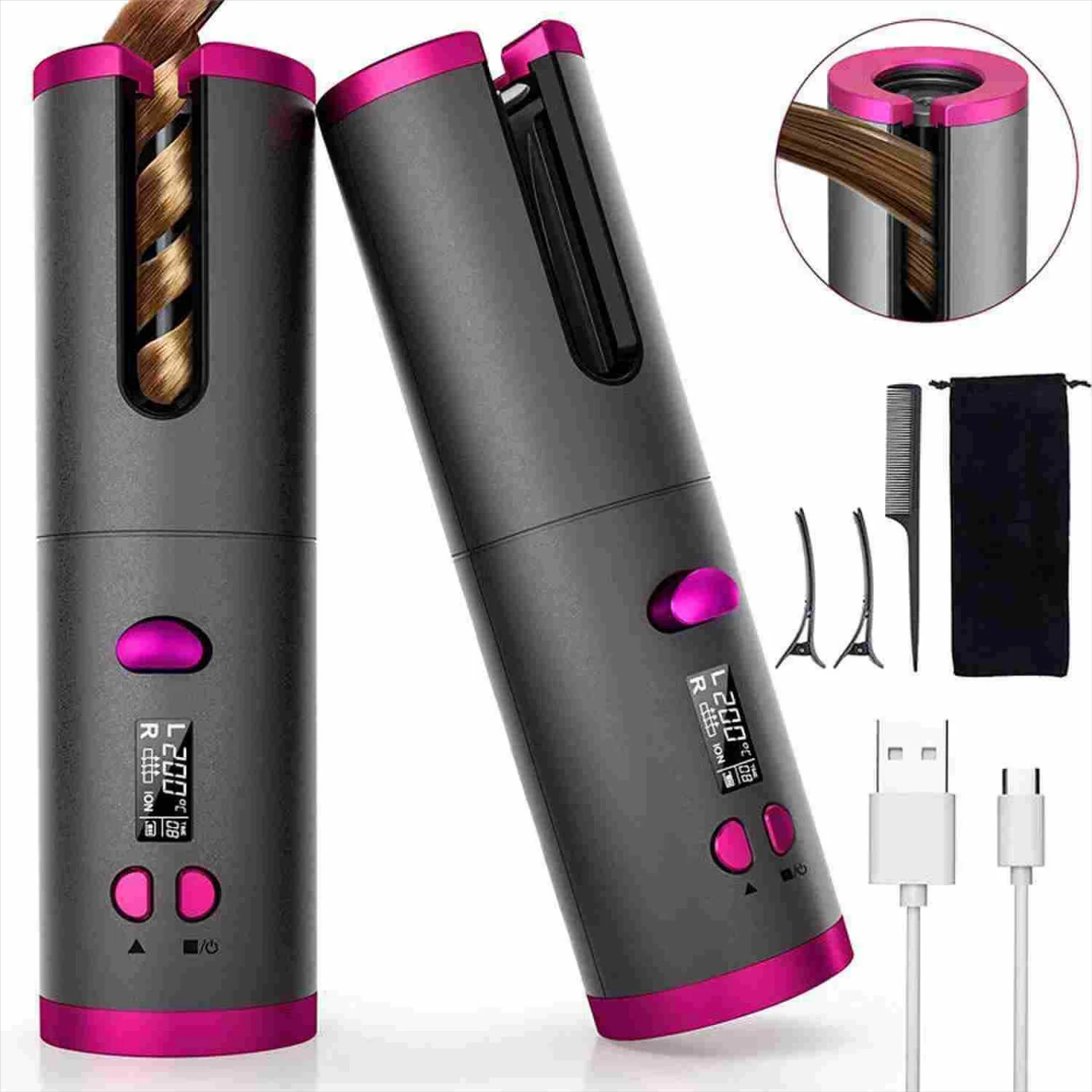 Hot Hair Curler Tool Curling Curls Electric Hair Curler