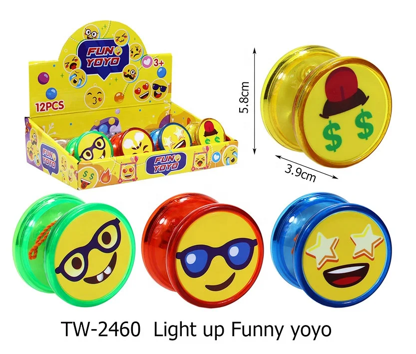 PLASTIC light up FUNNY   yoyo toys for kids