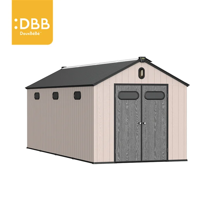 Factory Direct Sales DIY Plastic Shed Outdoor Storage House Vertical Storage Shed