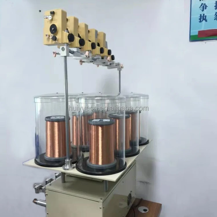 dongguan huiyue machinery automatic transformer winding machine coil 6 spindell