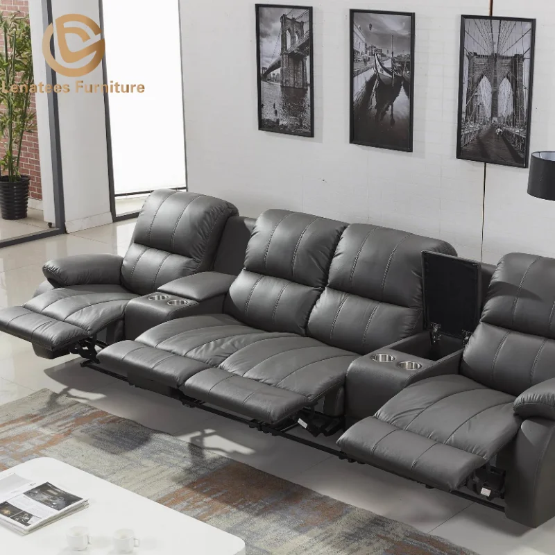 Factory Lower Price Massage Smart Couch Family Cinema Living Room Small Unit Sofa