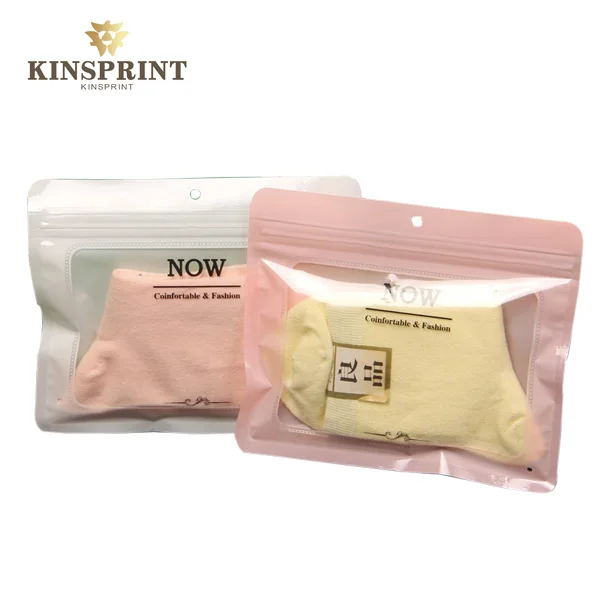 custom plastic bag packaging for clothing plastic bag with customized logo plastic bag socks