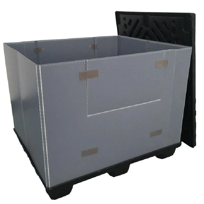 NEXARA Hot Sale HDPE 1200*1000mm Pallet Box Plastic  Plastic for Warehouse
