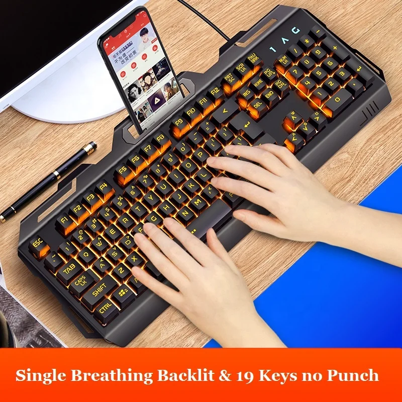 Gaming keyboard and Mouse Set V2 Wired Mechanical keyboard RGB backlight Computer Game Keyboard Gaming Gamer Mouse Combos