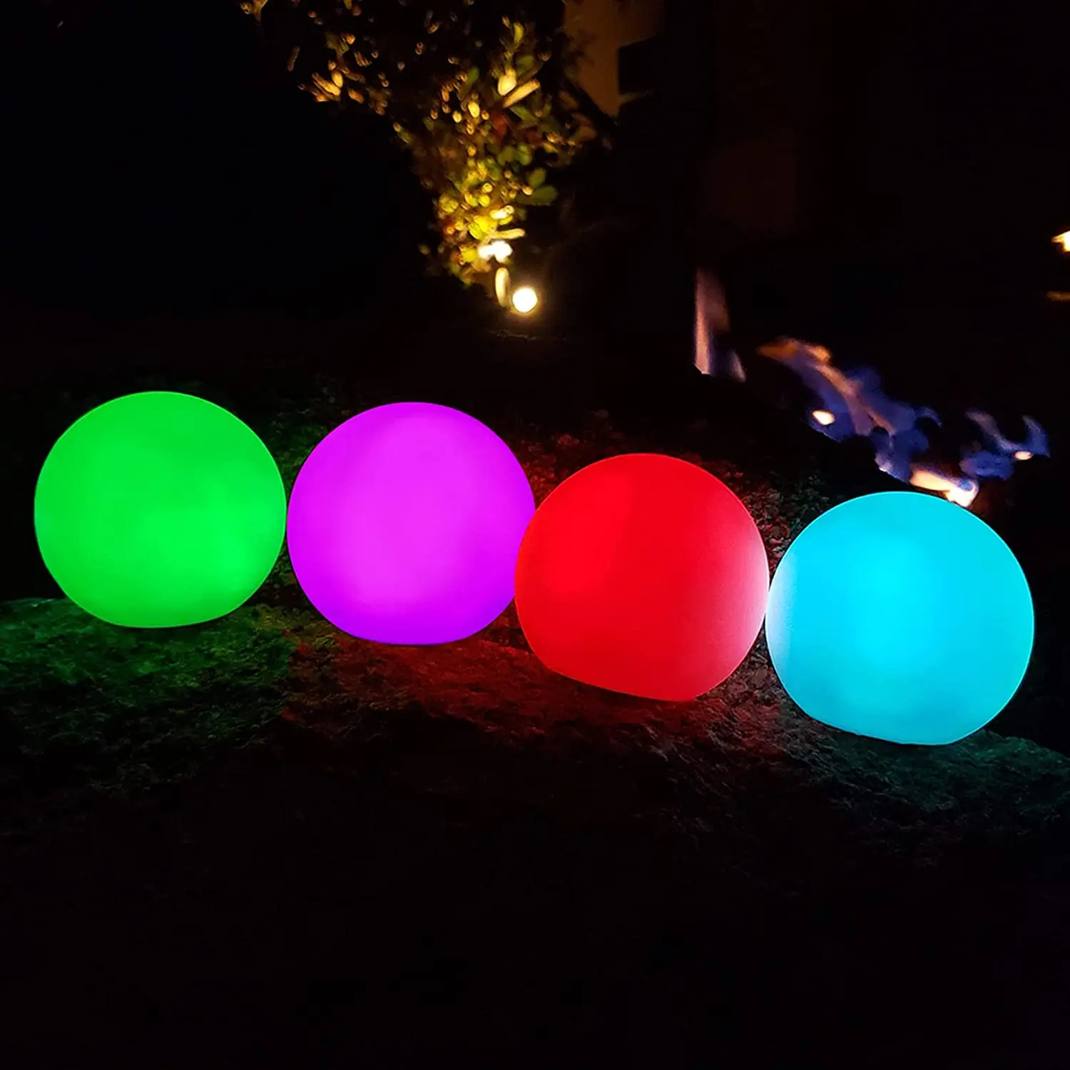 16 Colors Changing Outdoor Waterproof LED Glow Globe Light Remote for Garden Swimming Pool Lights Floating Ball Pool Lights