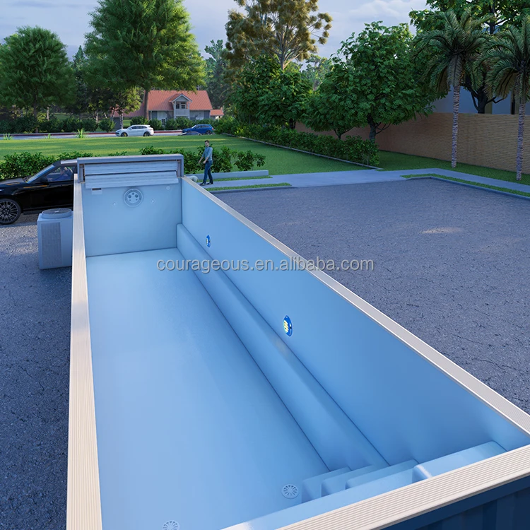 australia container pool 40 ft container pool underground container pool