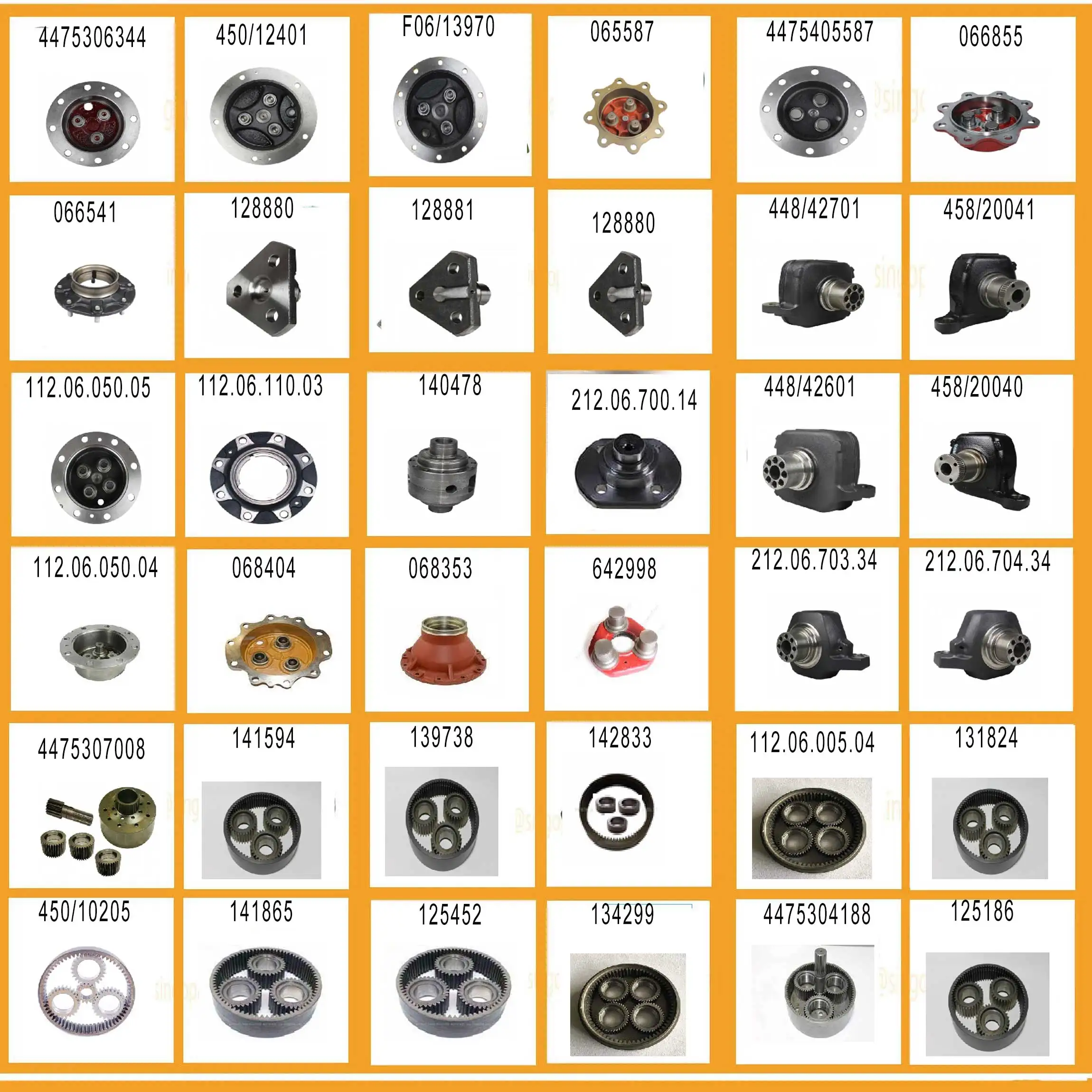 Kitchenwares factories Cheap online 11102300 For Volvo 4600 4600B 5350B A25 A25B A25C A25DA40 A40D L150M/L150C  L160 Sun gears