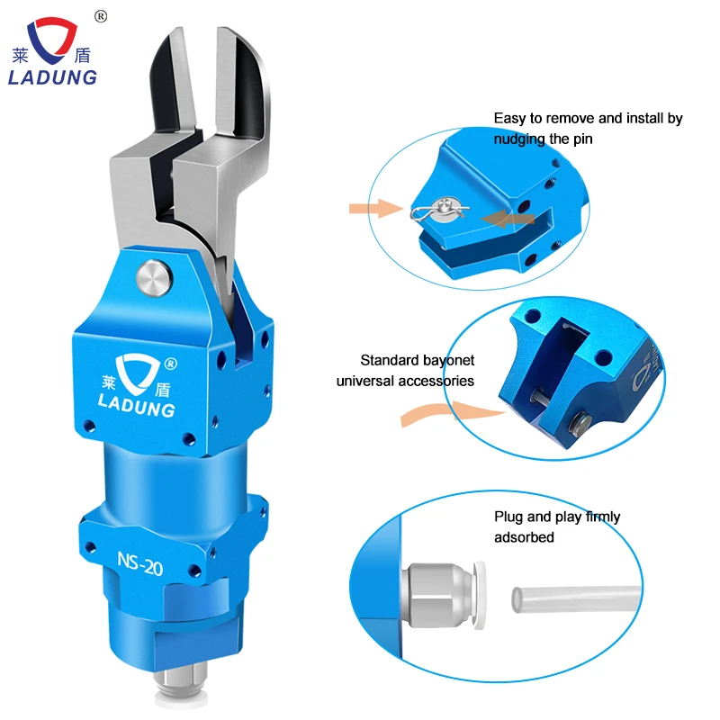 Pneumatic scissors Plastic mechanical hand scissors Industrial grade pneumatic scissors and tool tips