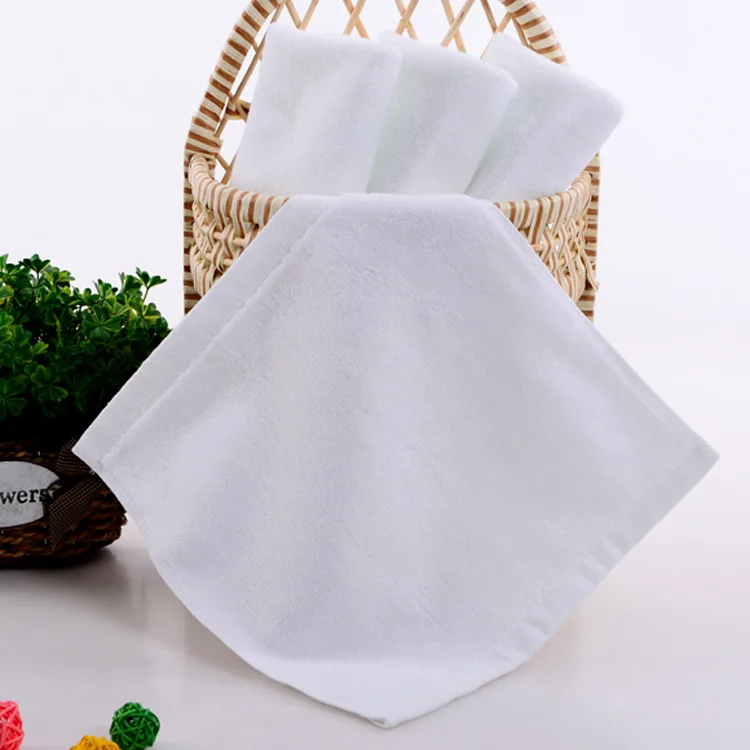 
100% cotton white hospital towels hand towel face towel bath towel 