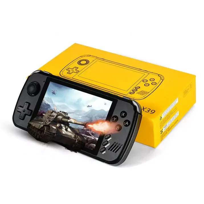 4 3 дюймов IPS экран POWKIDDY X39 портативная игровая консоль 32G/64G Ретро Игровая приставка Музыка MP3 MP4