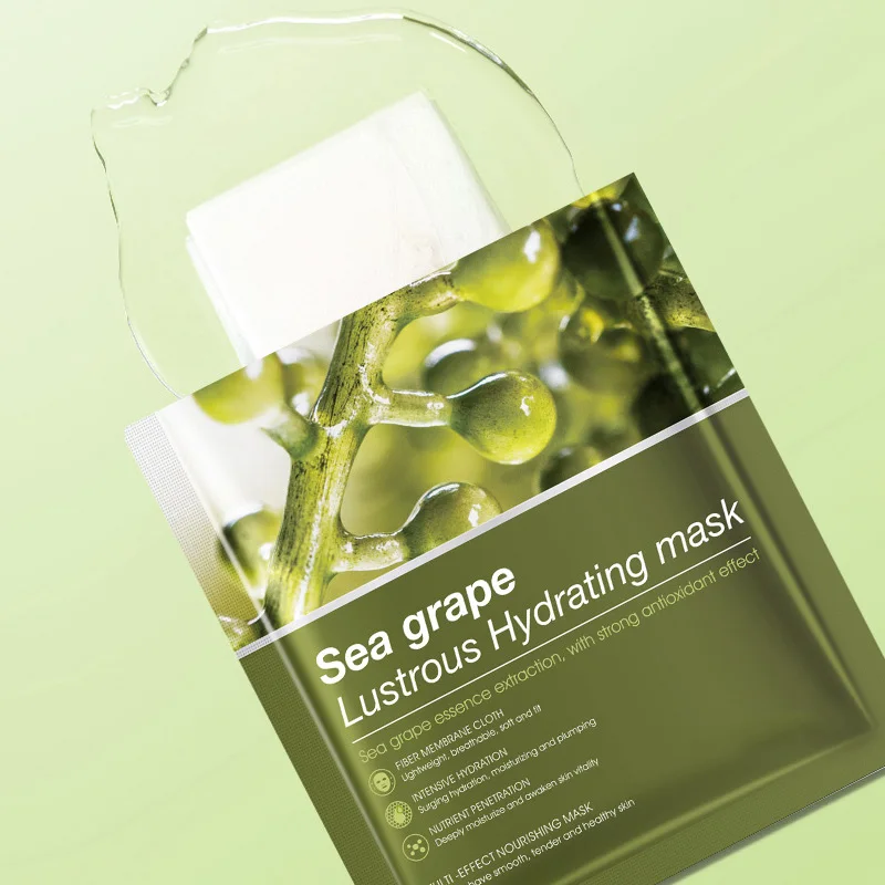 Caviar Resurrection Grass White Truffle Sea Grapes Collagen Deep Cleanse Moisturizing Organic Facial Sheet Mask