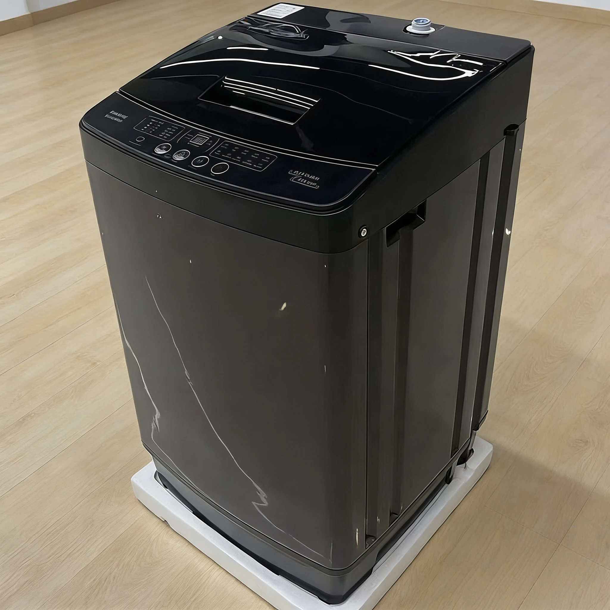 Стиральная машина с вертикальной загрузкой полностью автоматическая функцией стирки и отжима производительность [указать например 10 кг] на английском языке.