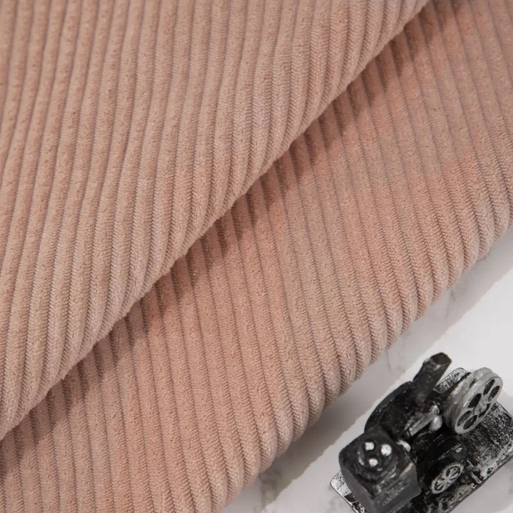 Factory production universal flock fabric thick cotton corduroy strech fabric for garment trousers