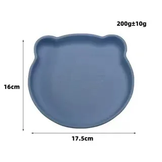 Hot selling ustomizable baby bowls feeding set 100% food-grade BPA FREE silicone kids feeding plastic plate set