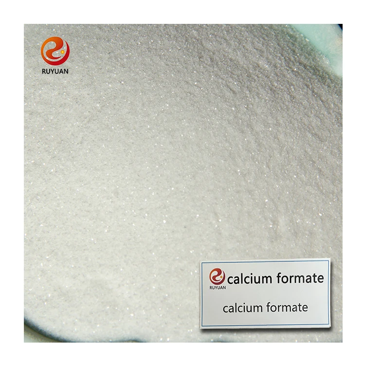 Ruyuan Chemical Calcium Formate Powder Construction Use Calcium Formate Ca(hcoo)2