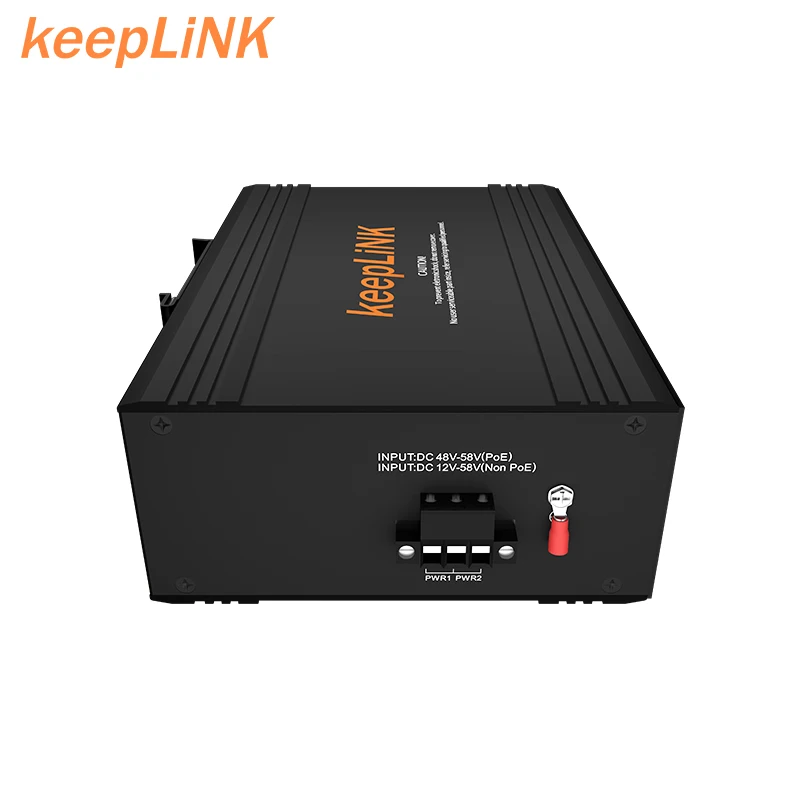 Factory Industrial Grade 4 Gigabit Port 10/100/1000M Industrial Network Switch PoE