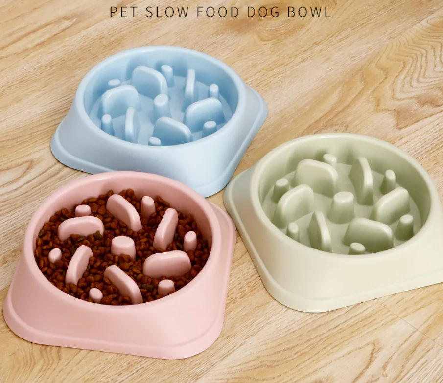 Dog Slow Eat Bowls Pet Food Bowl Slow Feeder Pet Feeder Bowl for All Kinds of Dogs