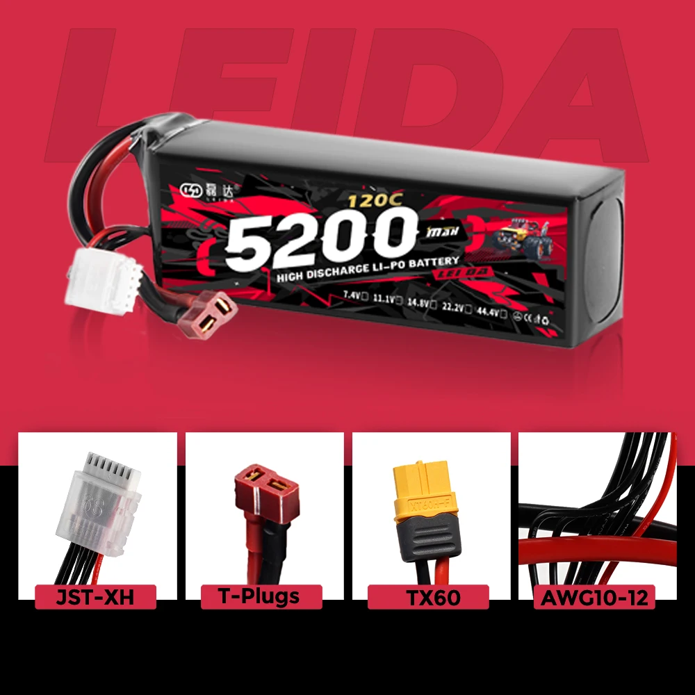 Oem 14 8 В 120C литиевая морская батарея Lipo Litium 5200 мАч 4S Rc самолет Квадрокоптер Fpv гоночный автомобиль