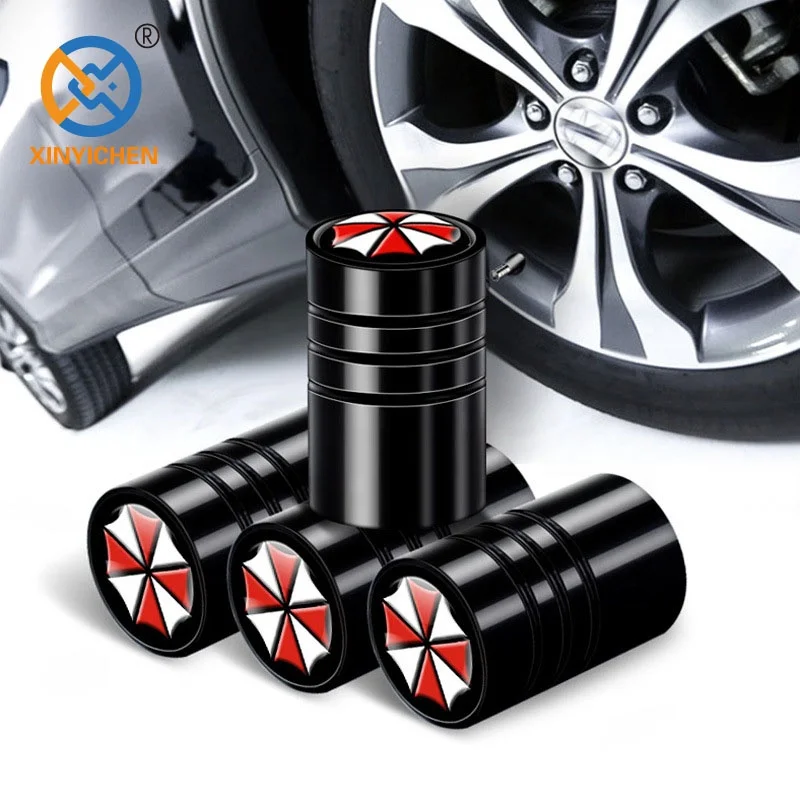 Color Aluminum Alloy Air Dust Cover Caps with Custom logo Wheel Tire Rim Valve Stem Caps
