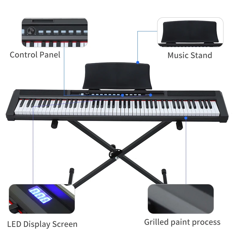 Top Selling Products 2024 Electric Keyboard Musical Instruments Organ Keyboard Instruments