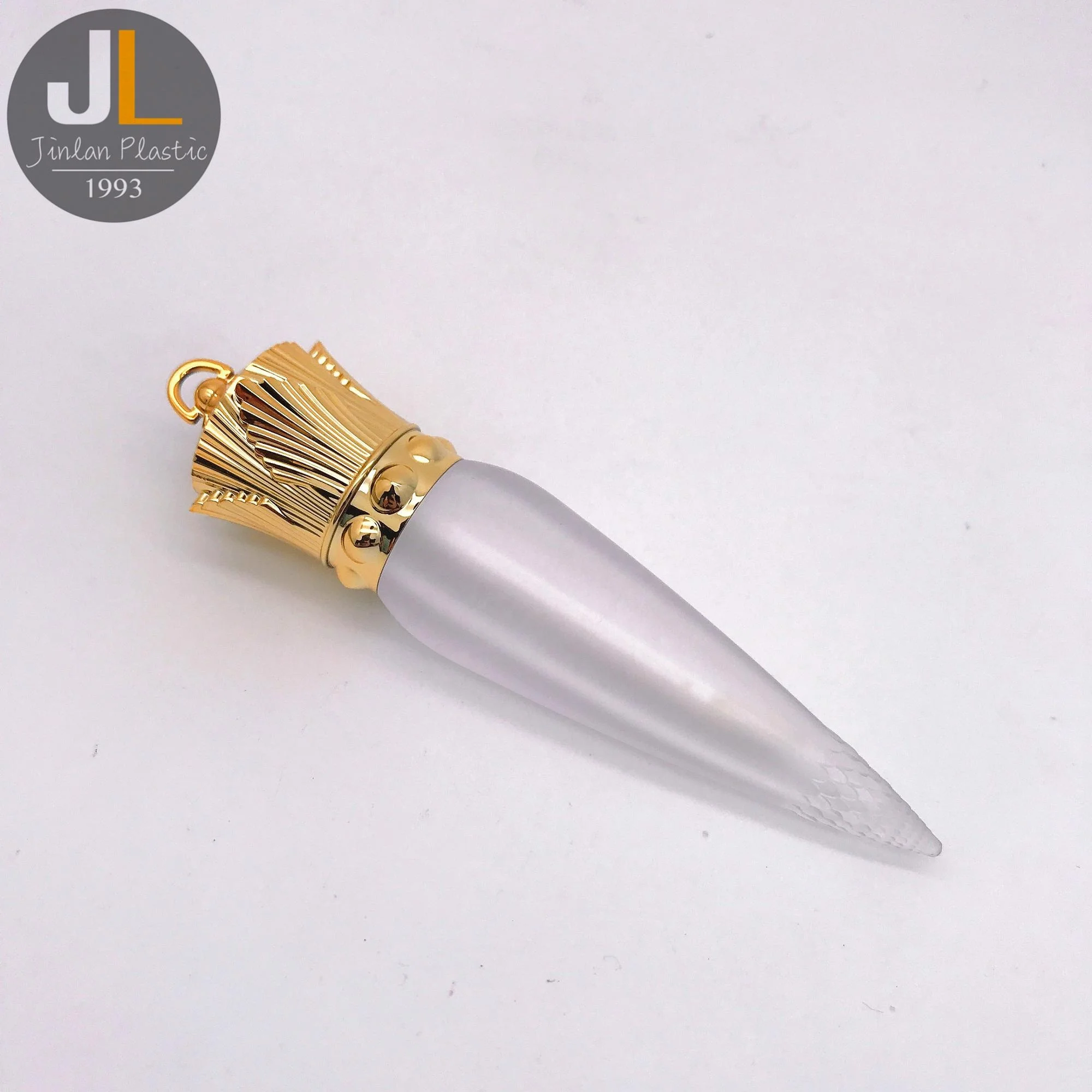 Luxury Transparent Rose Gold Crown Shape Lip Gloss Tubes with Wands