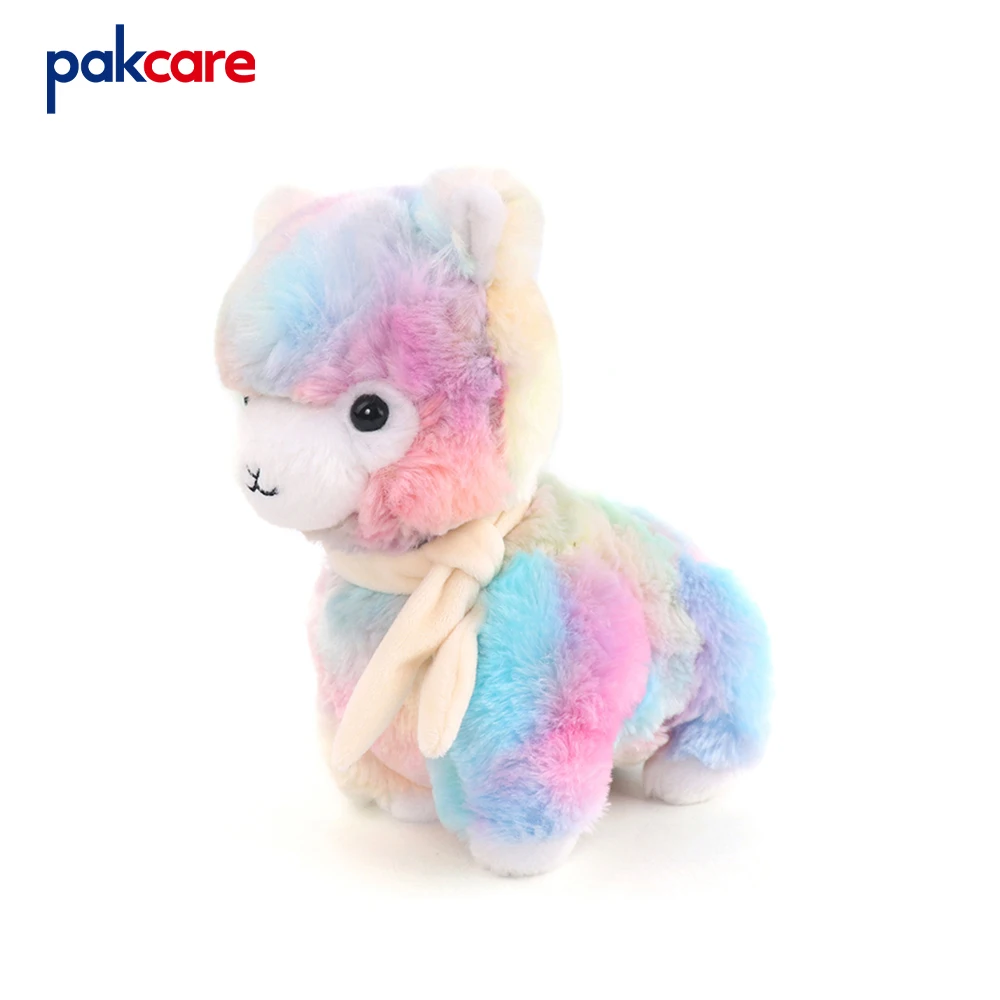 Soft Unicorn Plush Toy Baby Kids Appease Sleeping Pillow Doll Animal Stuffed clay beads heated Toy Birthday Gifts for Children