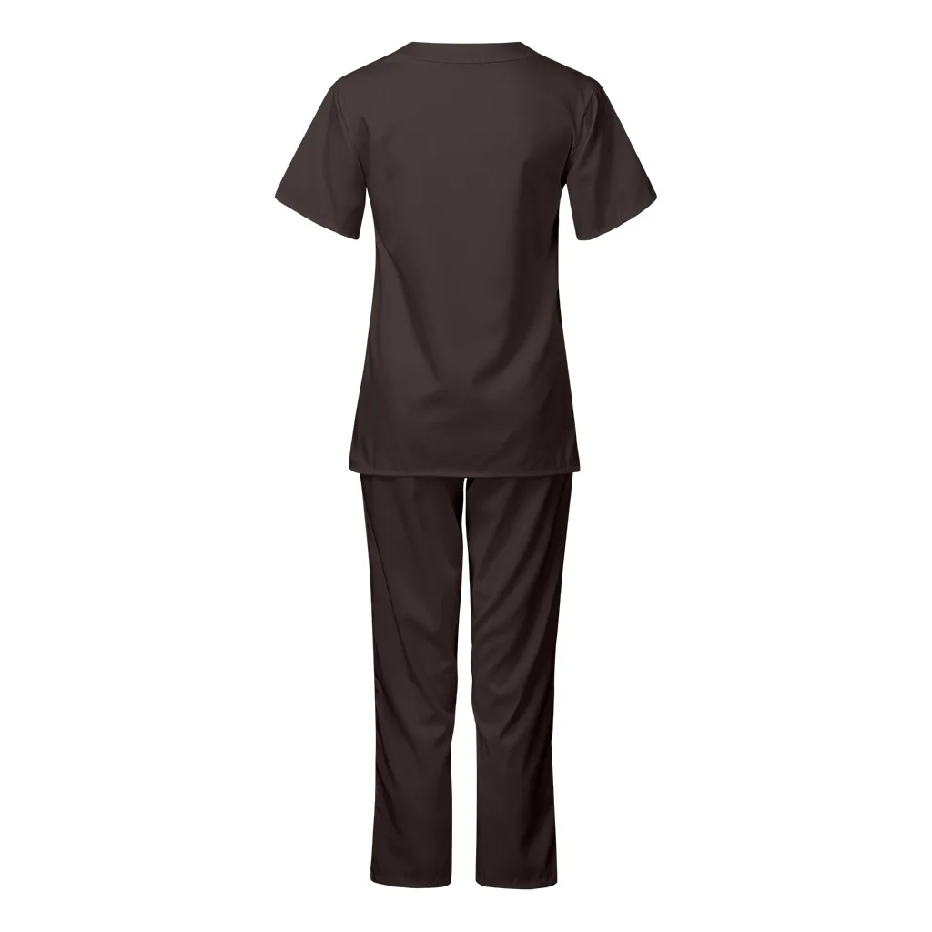 Latest Design Polyester Buen Material Para Hombre Overall Clothing Nursing Sets Scrub Hospital Medical Uniform