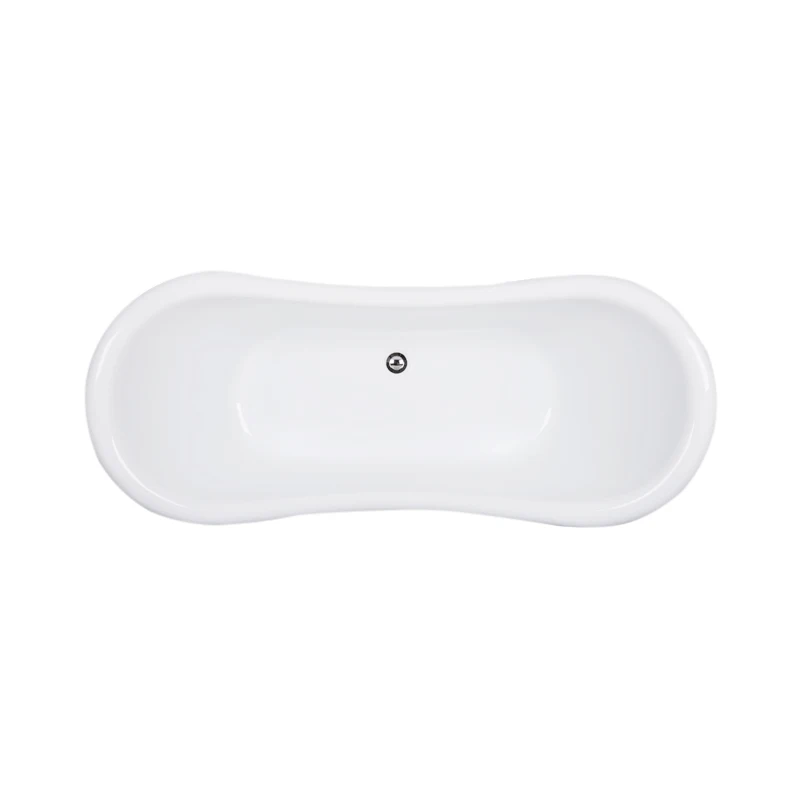 WTM-02502 Mini Acrylic Luxury Legs Vintage Bath Tub Clawfoot Tub Vertical Freestanding Bathtubs
