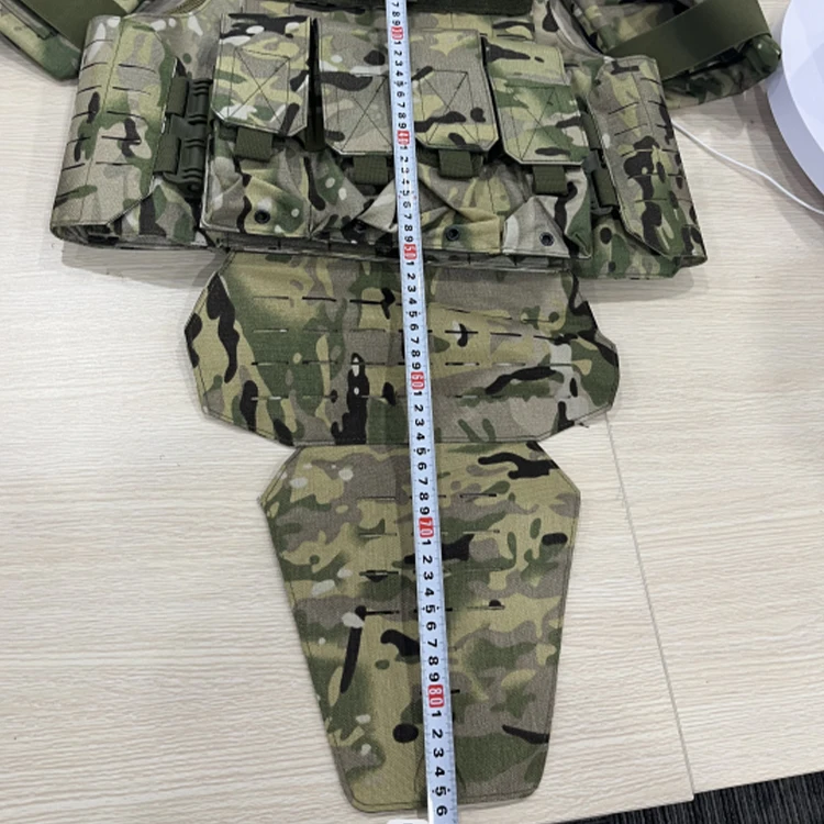 PE Full Body Vest Armor Adjustable 3A Protective Tactical Vest With Molle System IIIA Outdoor Training Fitness