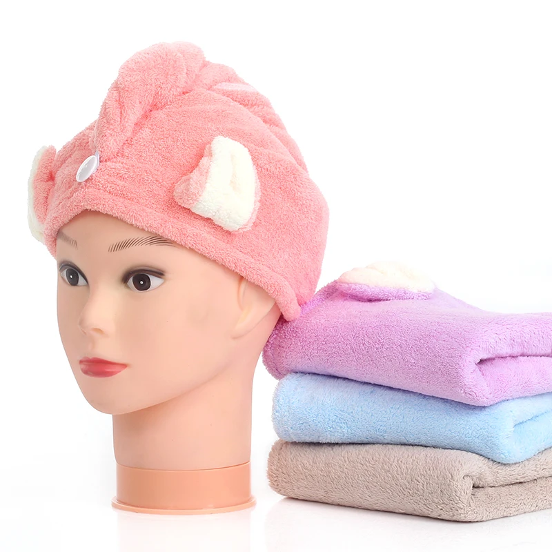 Twist Microfiber Hair Towel Wrap Curly Long Thick Women Super Absorbent Quick Dry Hair Turban For Drying Hair