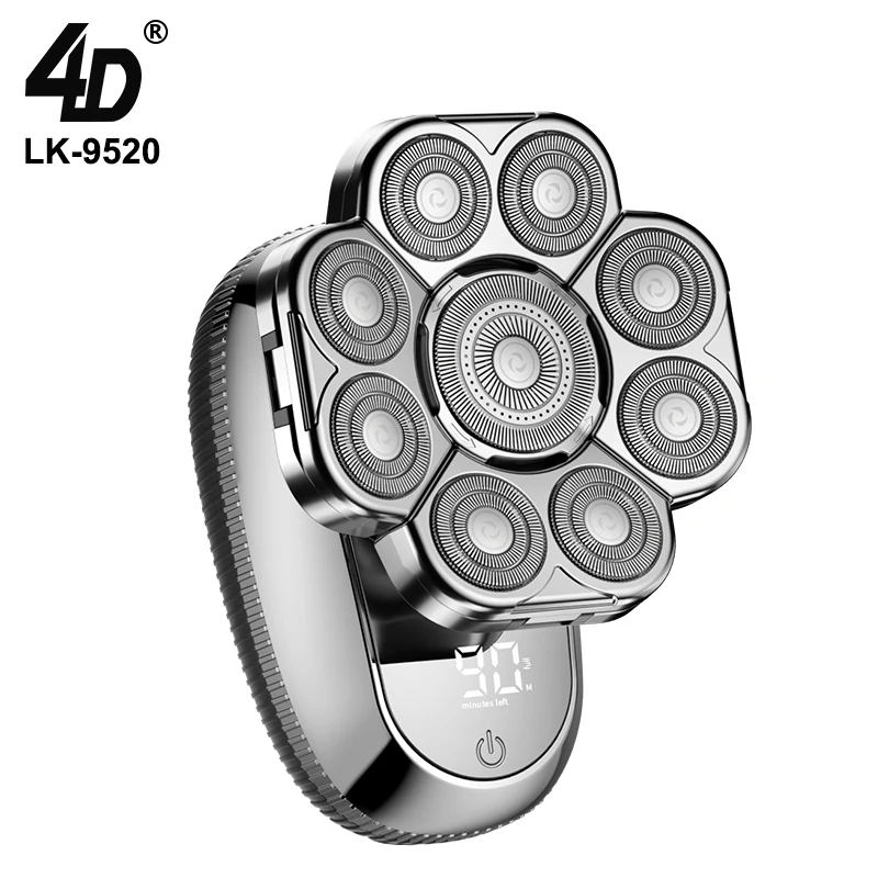 Mens Bald Nose Barber Hair Razor Electric Rechargeable Portable Mini Powerful Portable 5-in-1 Waterproof Electric Shaver