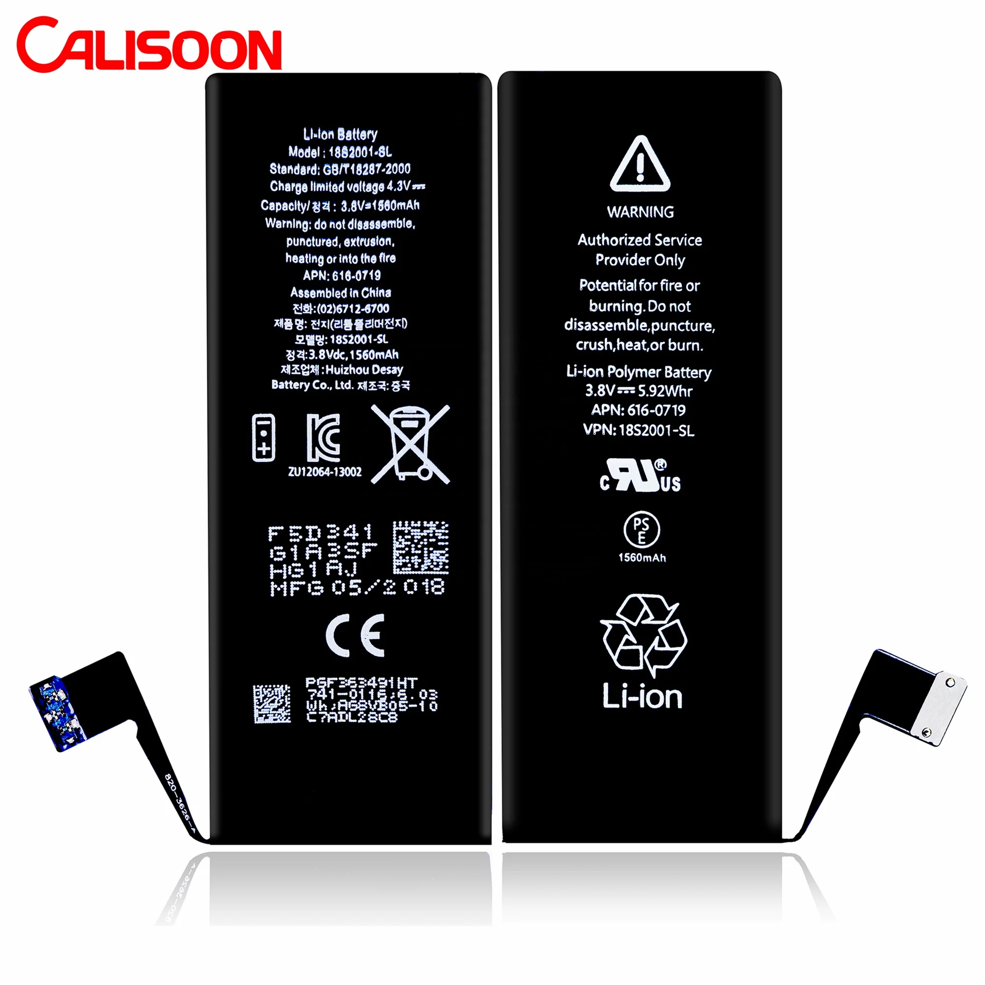  Calisoon для IPhone 5s аккумулятор литий-ионная батарея 4 7 В замены