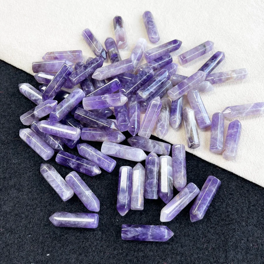 Wholesale Natural Mini Healing Dream Chevron Amethyst Points Tower