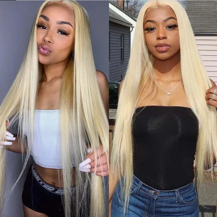 Wholesale Brazilian Human Hair Blonde 613 Glueless Full Lace Wig With Baby Hair HD 613 Full Lace Wigs For Black Women