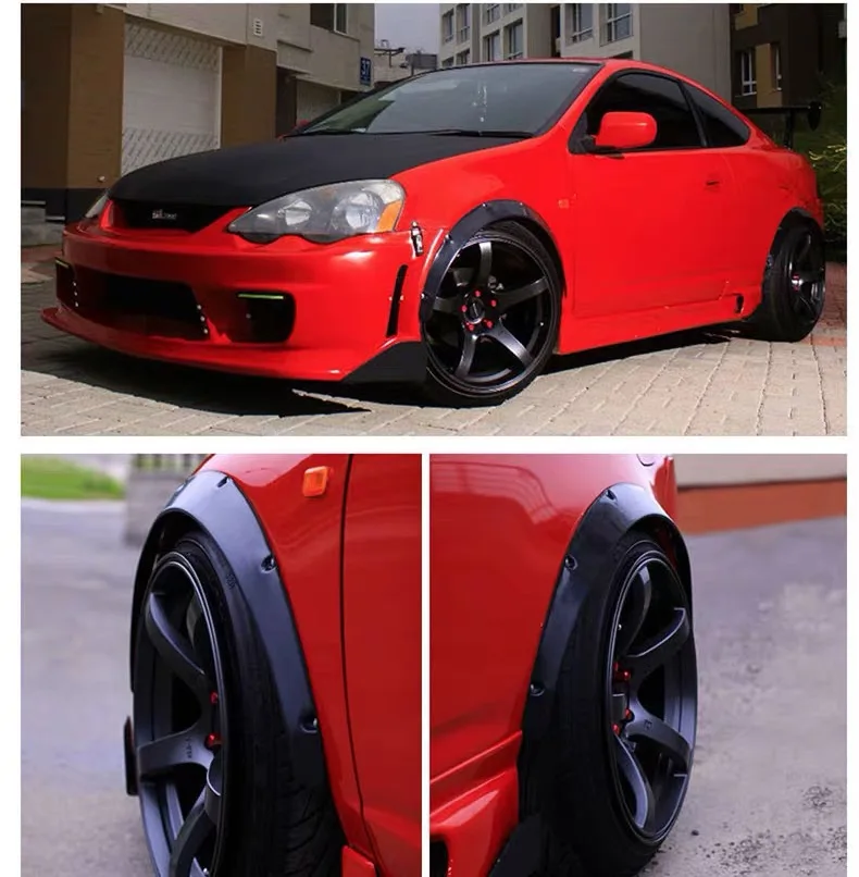 Original Factory Universal Car Motors Parts Side Vent Fenders, PP Material for General Wheel Brows Universal Car Fender NiceLook