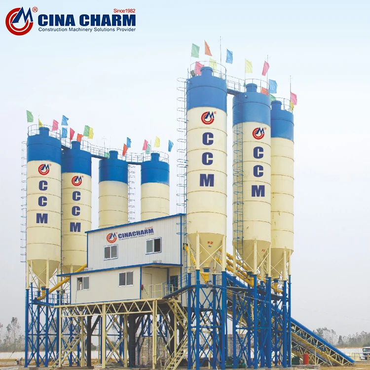 
Ready Mix Concrete Batching Plant 50m3 /h Precast Concrete Plant Equipment 