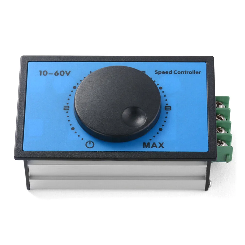 DC 10-60V 12V 24V 48V 20A PWM DC Motor Speed Controller Soft Start Switch DC Motor Controller