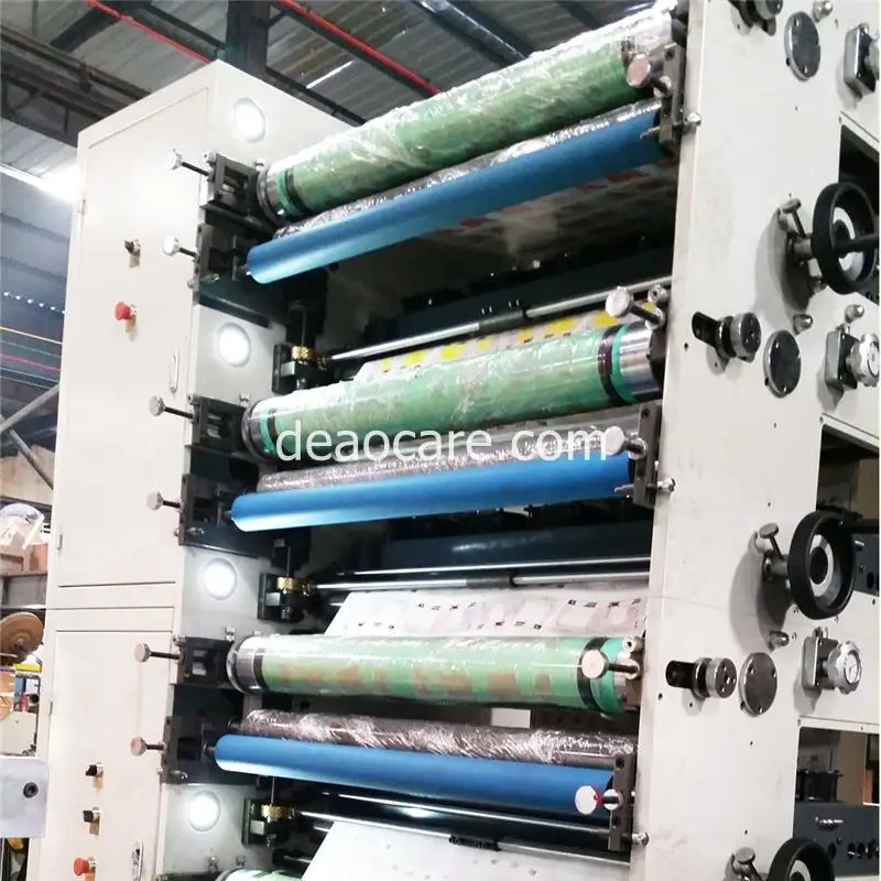 UTR850 4 Color Wide Web Roll to Roll Ceramic Anilox Automatic Paper Cup Flexo Printer
