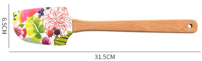 Wholesale 480 Fahrenheit Degree Heat Resistant Silicone Cream Spatula