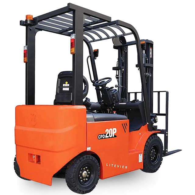 Factory price adjustable fork length and width 4 tons 5 tons automatic handling crane electric pallet stacker electric forklift