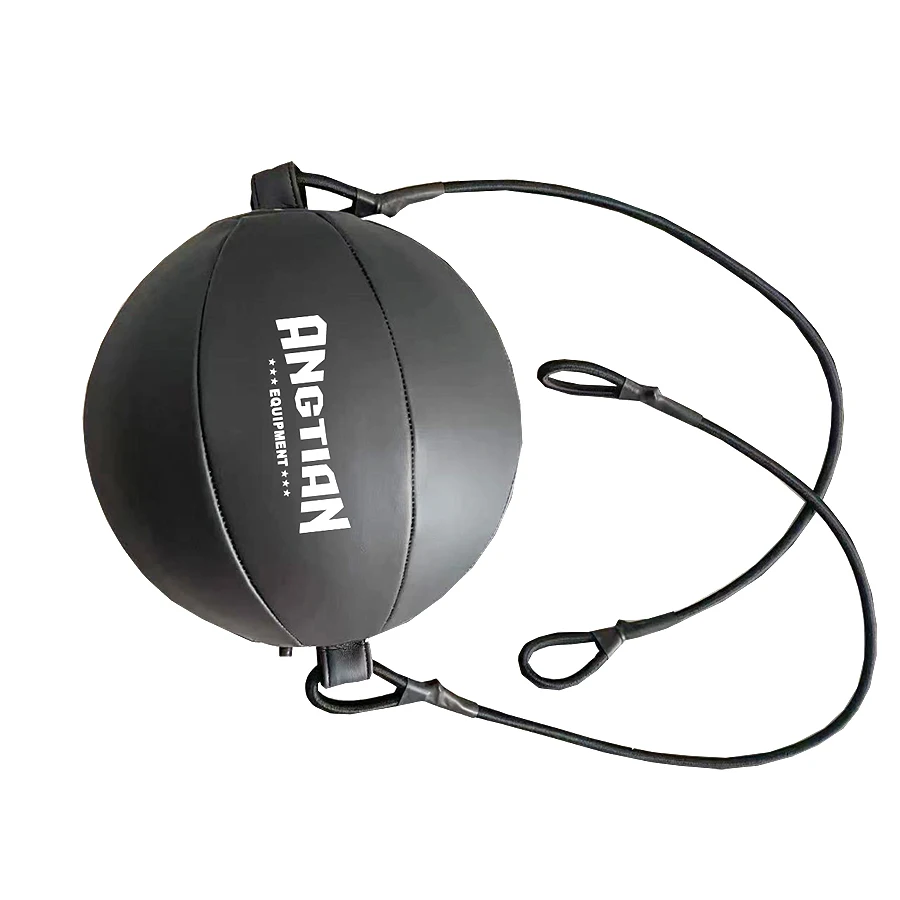 Angtian Factory Custom logo Double End Punching Ball / Boxing Reflex Speed Ball / Round Double End Bag