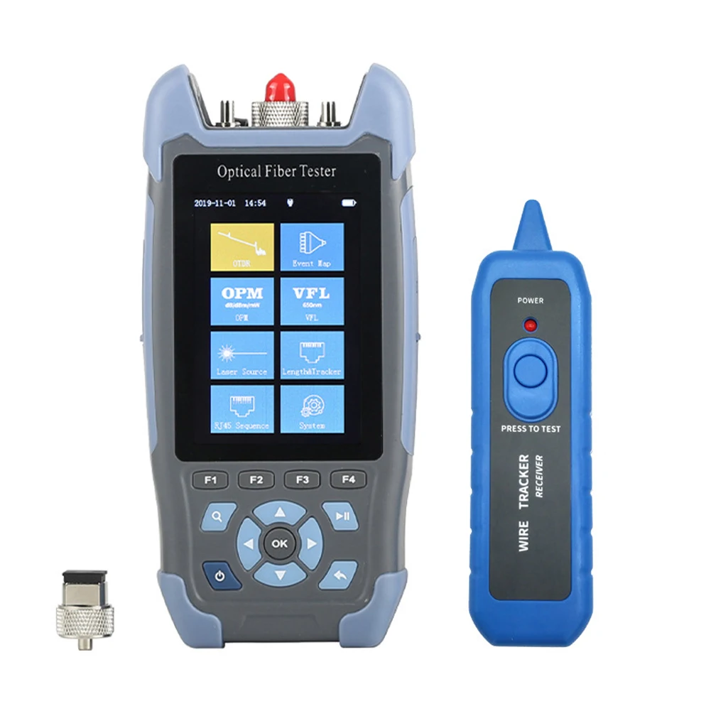 Мини OTDR ручной многофункциональный NK3200 с 9 функциями VFL OLS OPM карта событий 24 дБ для тестера 60 км волоконного кабеля Ethernet