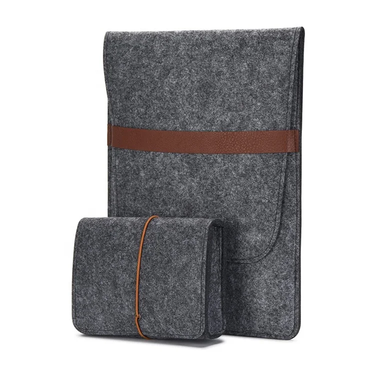 New arrivals biodegradable eco friendly notebook laptop bag felt laptop sleeve