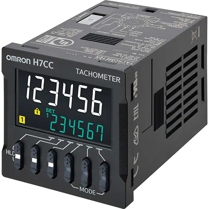 New and Original Om-ron Automation H7CC-R11W Tachometer 1-stage (2 input/output) 100-240VAC Contact Output SPDT+SPST Good Price