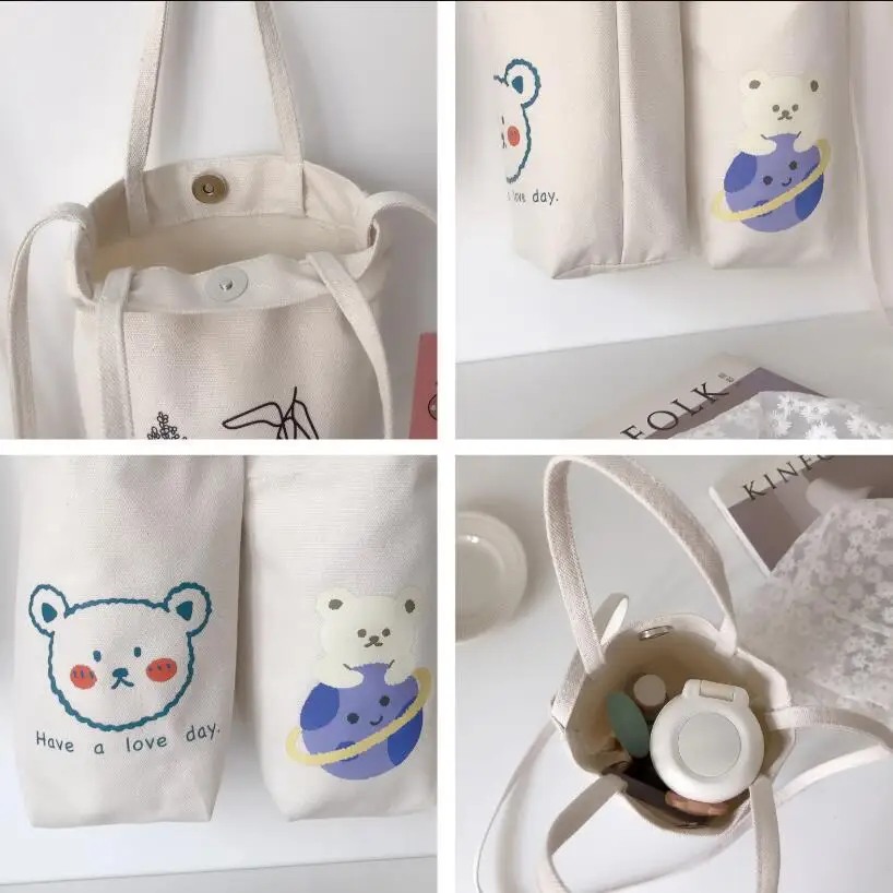 Cheap Wholesale New Fashion Tote Customize Printed Logo Quality Canvas Bag best Price Cup Cotton Bag