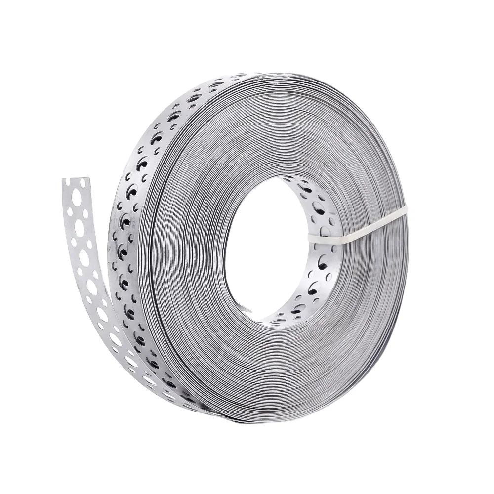 Высококачественная Заводская поставка волнистая лента с одним отверстием для воздуховода цинковая пластина металлическая перфорированная из углеродного металла