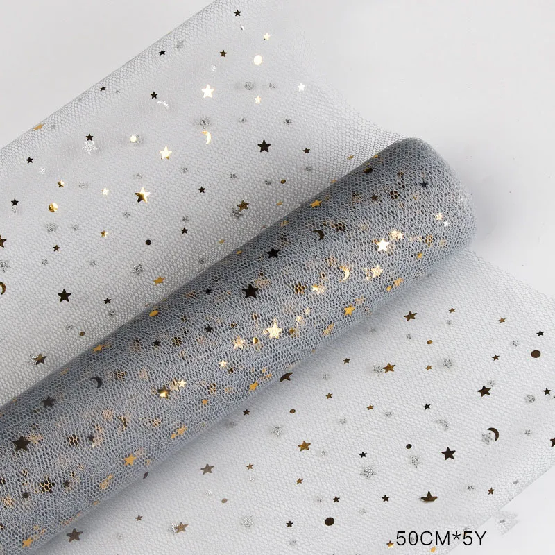 Korean star and moon yarn lollipop bouquet ping pong chrysanthemum diy material package flower paper flower wrapping paper