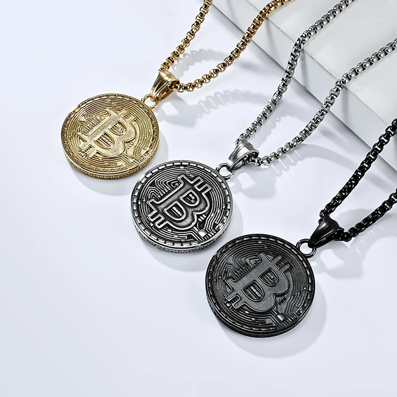 Мужское колье из нержавеющей стали