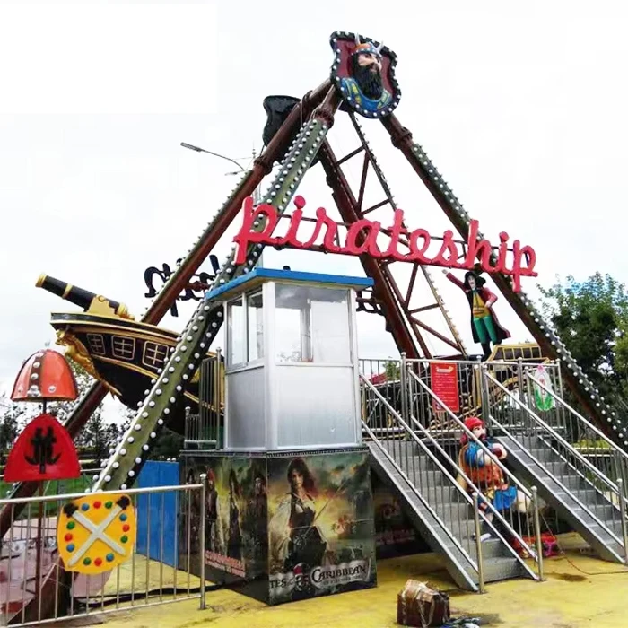 Funny Thrilling Mechanical Professional Amusement Park Rides for Kids Kiddie Pirate Ship