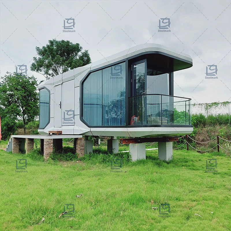 Space Capsule Hotel Cabin Container House  Mobile Hotel Prefabricated Future Capsule Room Tourism Capsule Hotel Cabin